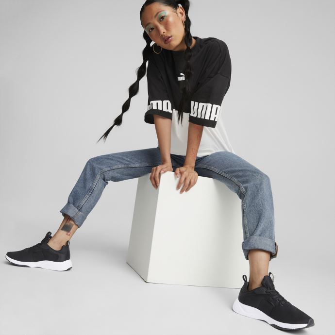 Baskets Puma Canada Zora Femme Noir-noir-team Or
