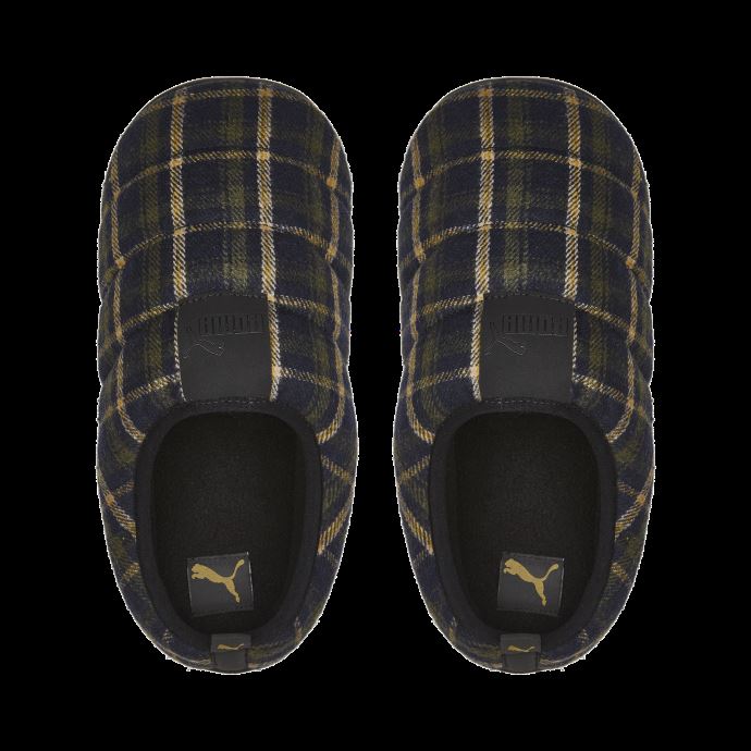 Chaussons En Flanelle Scuff Puma Canada Olive Brûlée-noir
