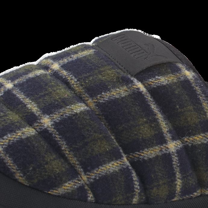 Chaussons En Flanelle Scuff Puma Canada Olive Brûlée-noir
