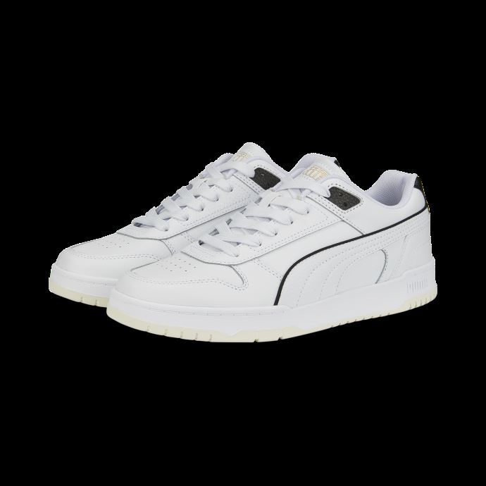Baskets Rbd Game Low Puma Canada Blanc-noir-team Gold