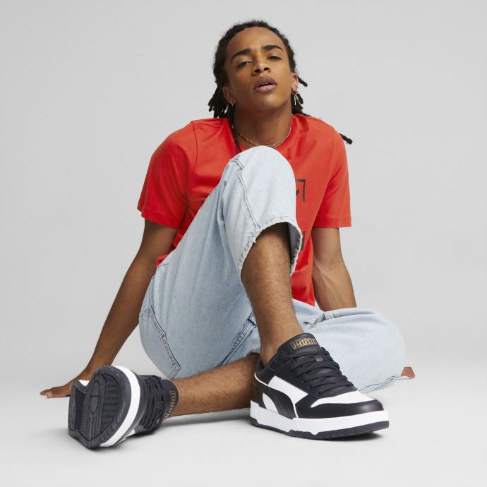 Baskets Puma Canada Rbd Game Low Noir-blanc-team Gold
