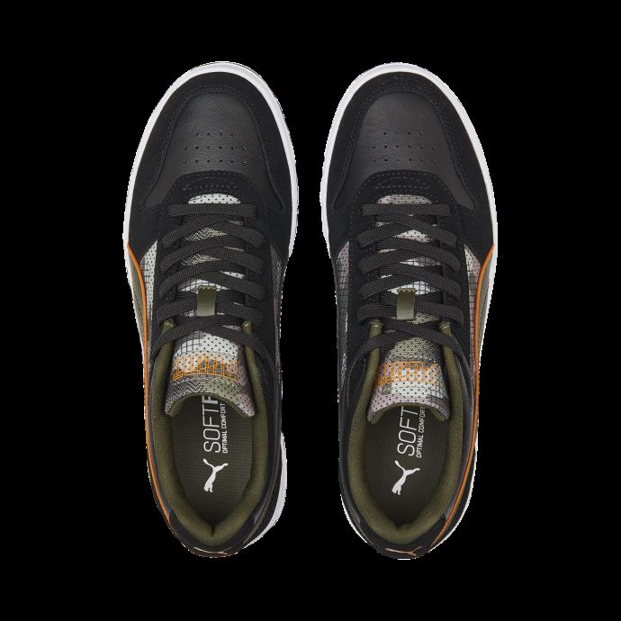 Baskets Rbd Game Low Sashiko Noir-olive-orange Puma Canada

