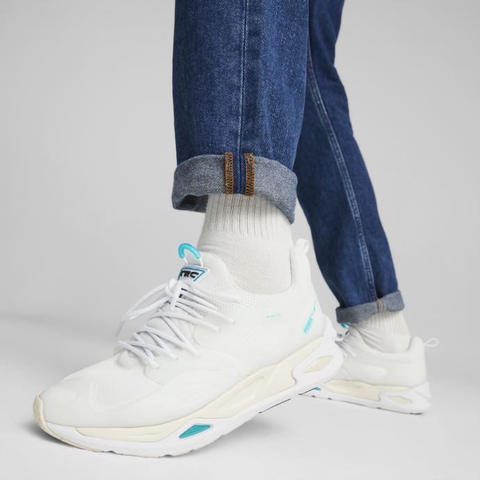 Puma Canada Blanc-deep Aqua Trc Blaze Baskets Moulées
