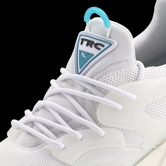 Puma Canada Blanc-deep Aqua Trc Blaze Baskets Moulées
