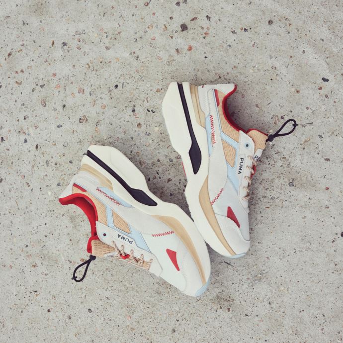 Baskets Puma Canada Vaporous Grey-light Sand Kosmo Rider Retrograde Pour Femme
