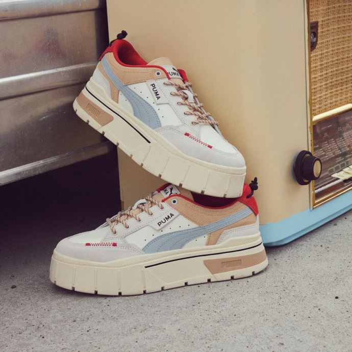 Baskets Puma Canada Vaporous Grey Mayze Stack Retro Grade Pour Femme
