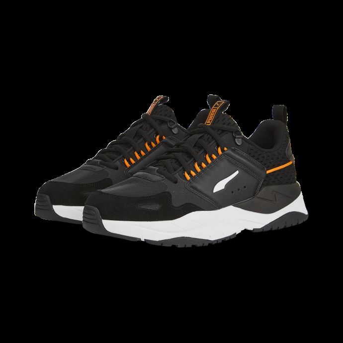 Puma Canada Baskets X-ray2 Square Ramble Mesh Noir-blanc-vibrant Orange