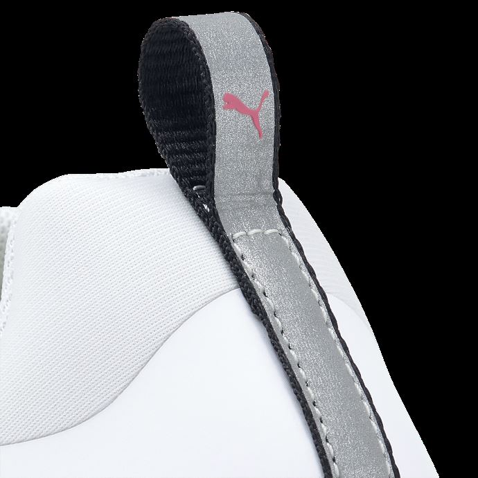 Baskets Femme Zora In Motion Puma Canada Blanc-sunset Pink-light Lime
