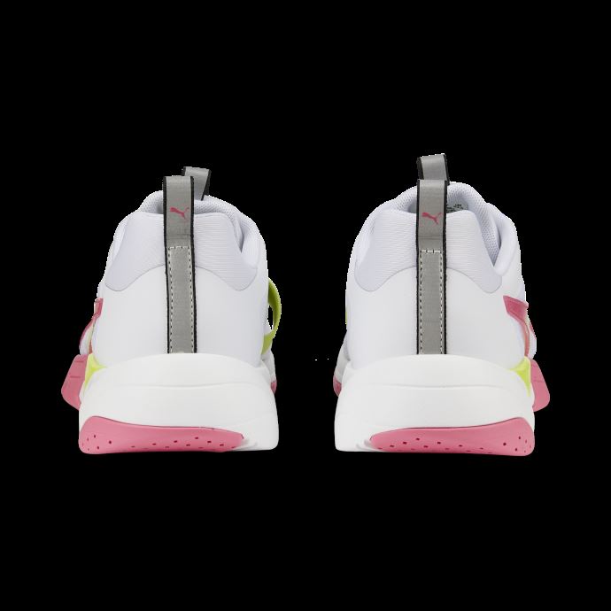 Baskets Femme Zora In Motion Puma Canada Blanc-sunset Pink-light Lime
