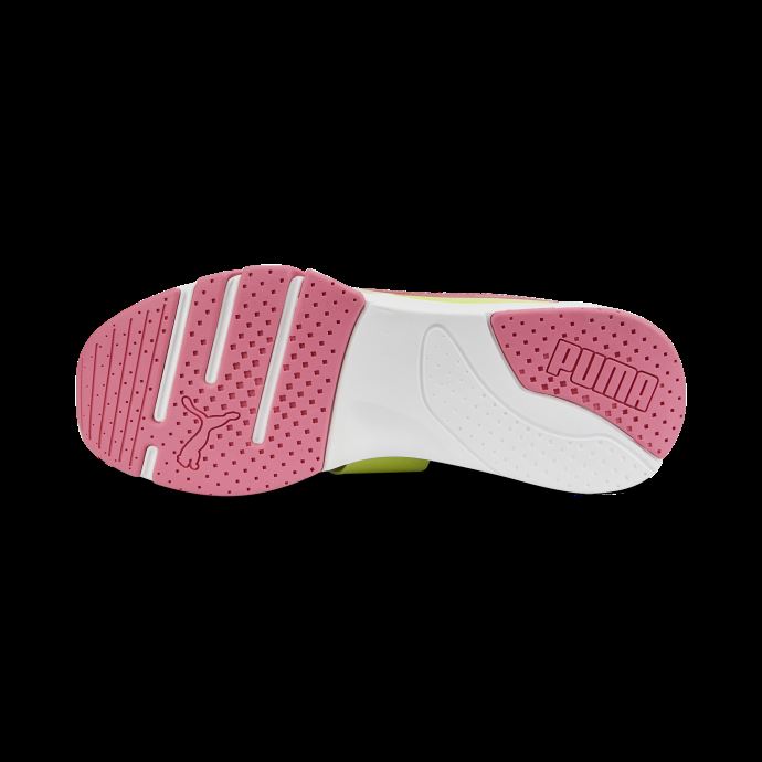 Baskets Femme Zora In Motion Puma Canada Blanc-sunset Pink-light Lime
