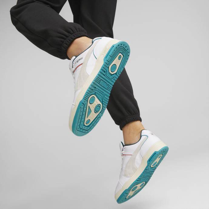 Baskets Puma Canada Slipstream Lo Retro Sum Blanc-aqua Profond

