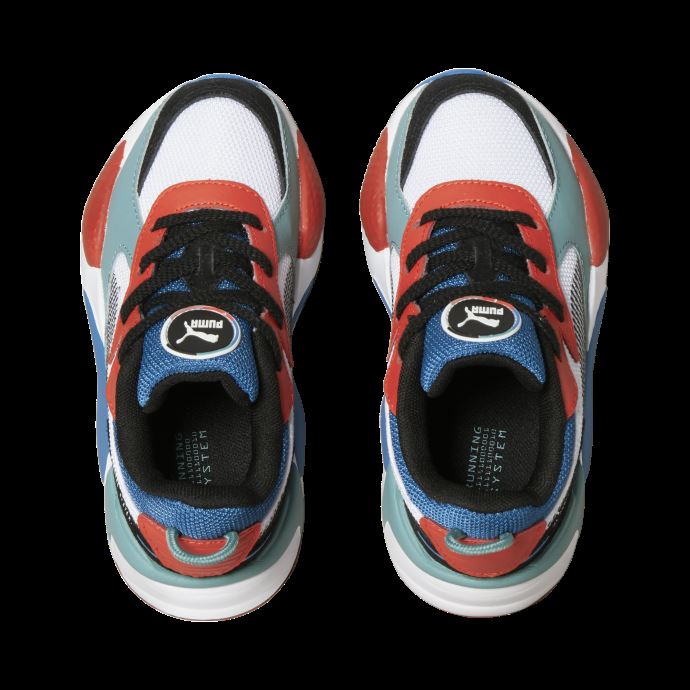 Puma Canada Rs-x Go For Little Enfants Chaussures Blanc-vallarta Bleu-firelight
