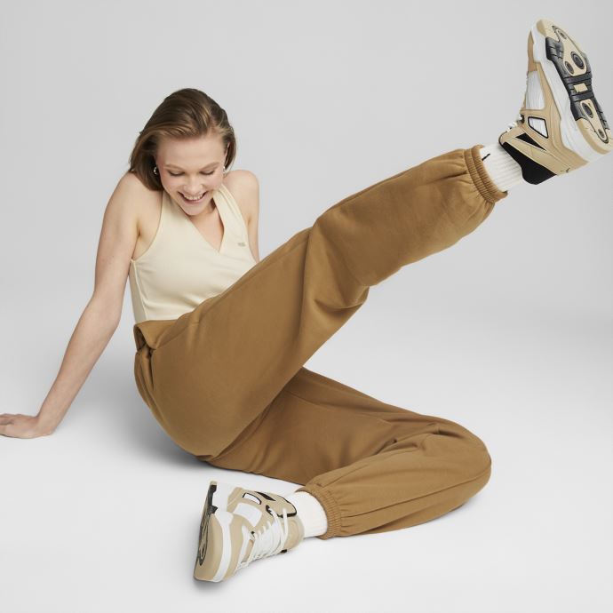 Baskets Puma Canada Slipstream Mid Blanc-sable Clair-noir Pour Femme
