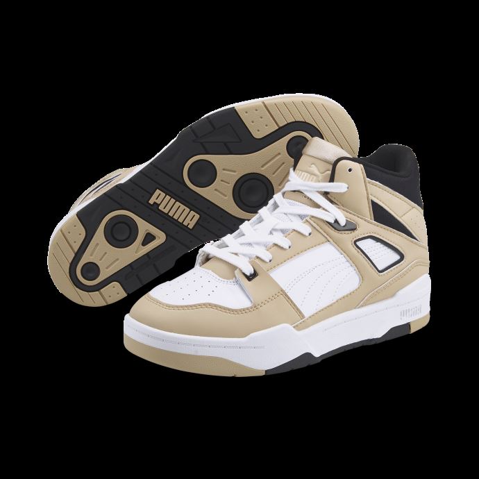 Baskets Puma Canada Slipstream Mid Blanc-sable Clair-noir Pour Femme
