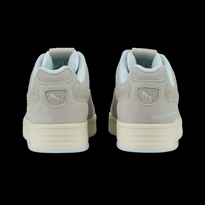 Puma Canada Blanc-marshmallow-violet-aqua Slipstream Lo Baskets Cousues Femme
