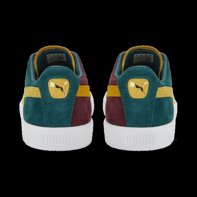 Baskets Vtg Teams En Daim Vert-graine De Moutarde-aubergine Puma Canada
