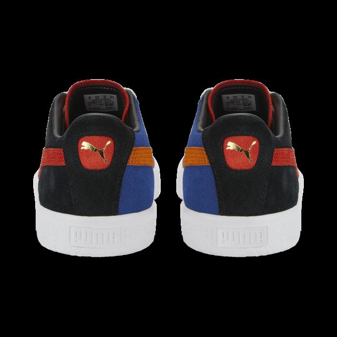 Baskets Puma Canada Vtg Teams En Daim Noir-rouge-brûlé-bleu Flamboyant
