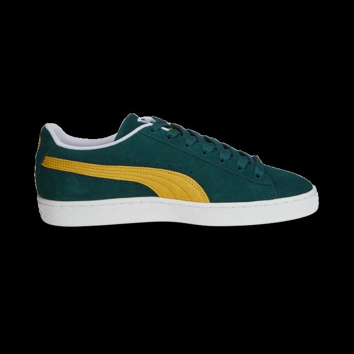 Baskets En Daim Teams Ii Puma Canada Varsity Vert-graine De Moutarde-blanc
