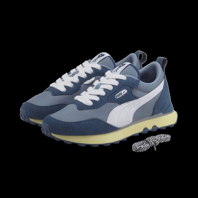 Puma Canada X Ami Rider Fv Baskets Stellar-white-faded Denim