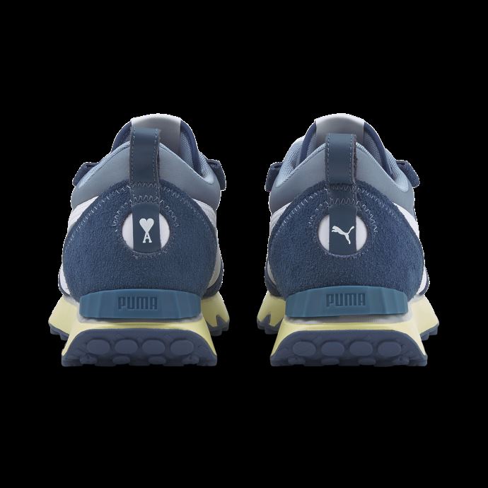 Puma Canada X Ami Rider Fv Baskets Stellar-white-faded Denim
