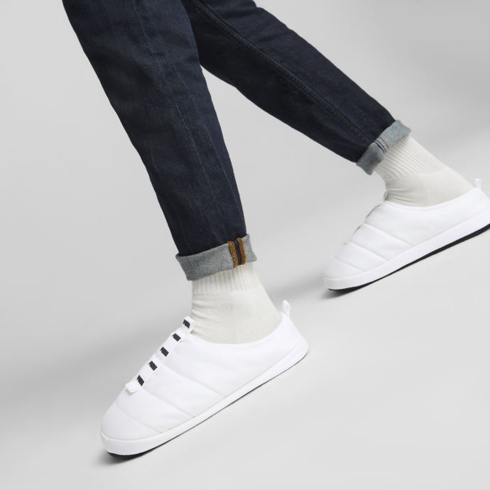 Chaussons Scuff Tape Puma Canada Blanc-noir