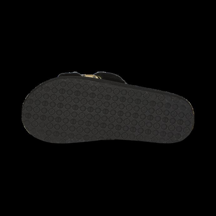 Fluff Remix Metallic Bx Slides Femme Puma Canada Black-team Gold
