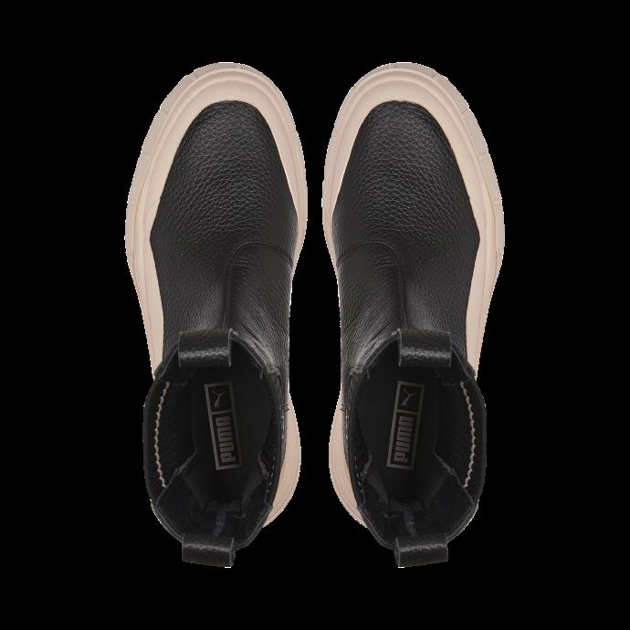 Puma Canada Mayze Stack Casual Femme Chelsea Boot Black-rose Quartz
