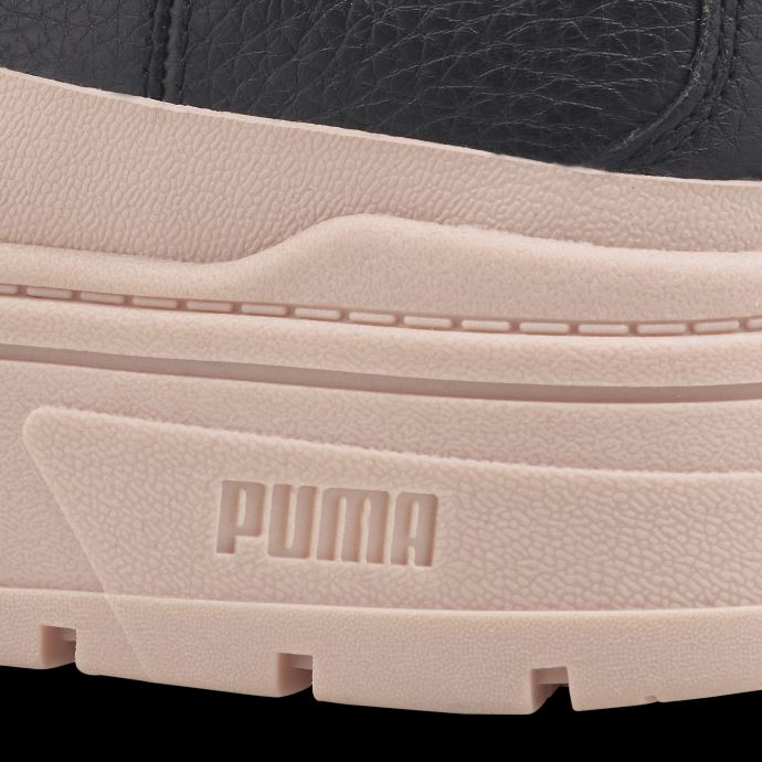 Puma Canada Mayze Stack Casual Femme Chelsea Boot Black-rose Quartz
