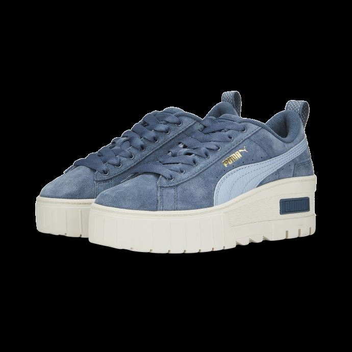 Baskets Puma Canada Mayze En Daim à Semelle Compensée Pour Femmes Evening Sky