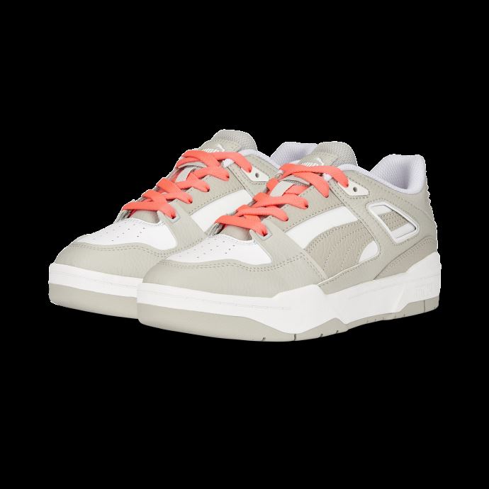 Baskets Puma Canada Blanc-gris Violet-sunset Glow Slipstream Piste Pour Femme