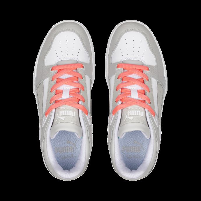 Baskets Puma Canada Blanc-gris Violet-sunset Glow Slipstream Piste Pour Femme
