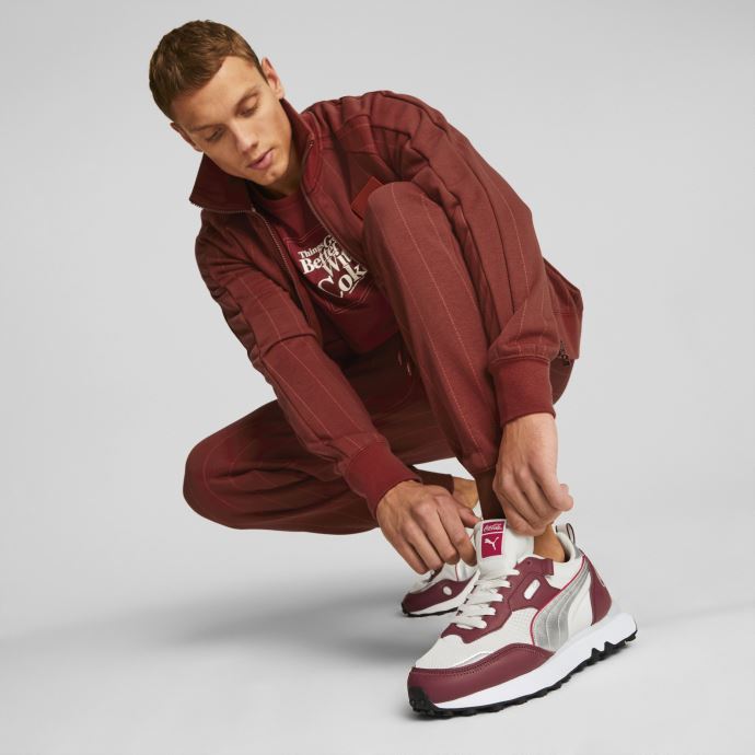 Baskets Puma Canada X Coca-cola Rider Fv Lueur Rouge-argent-ivoire Intense
