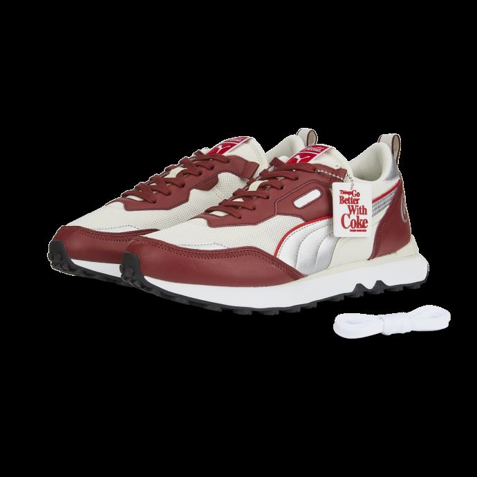 Baskets Puma Canada X Coca-cola Rider Fv Lueur Rouge-argent-ivoire Intense
