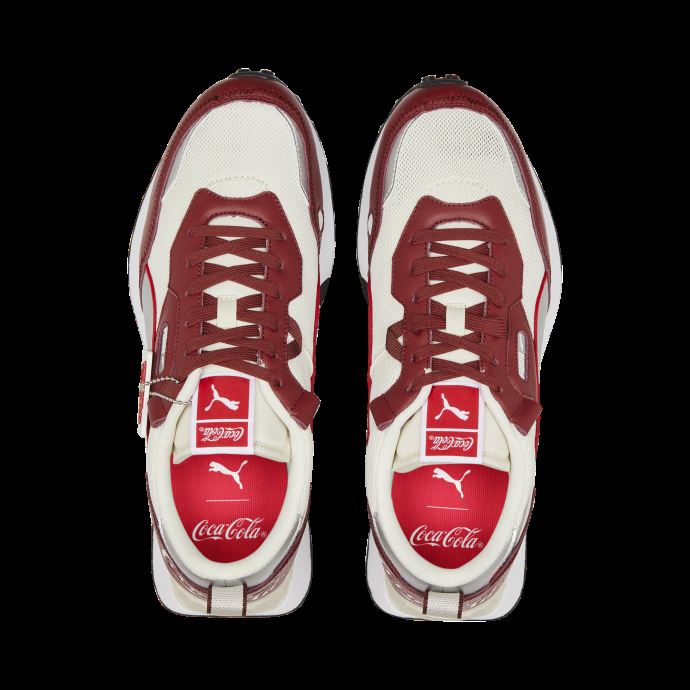 Baskets Puma Canada X Coca-cola Rider Fv Lueur Rouge-argent-ivoire Intense
