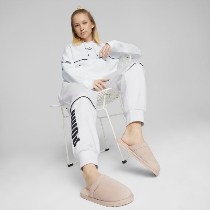 Puma Canada Island Pink-rose Quartz Fluff Mule Bx Pantoufles Femmes
