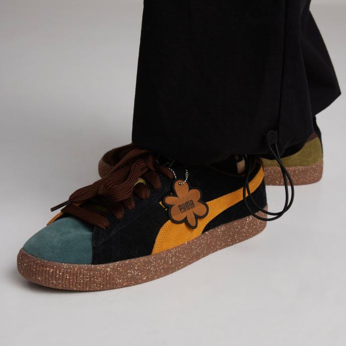 Baskets Puma Canada X Perks And Mini Suede Vtg Chocolat-olive-orange-vert
