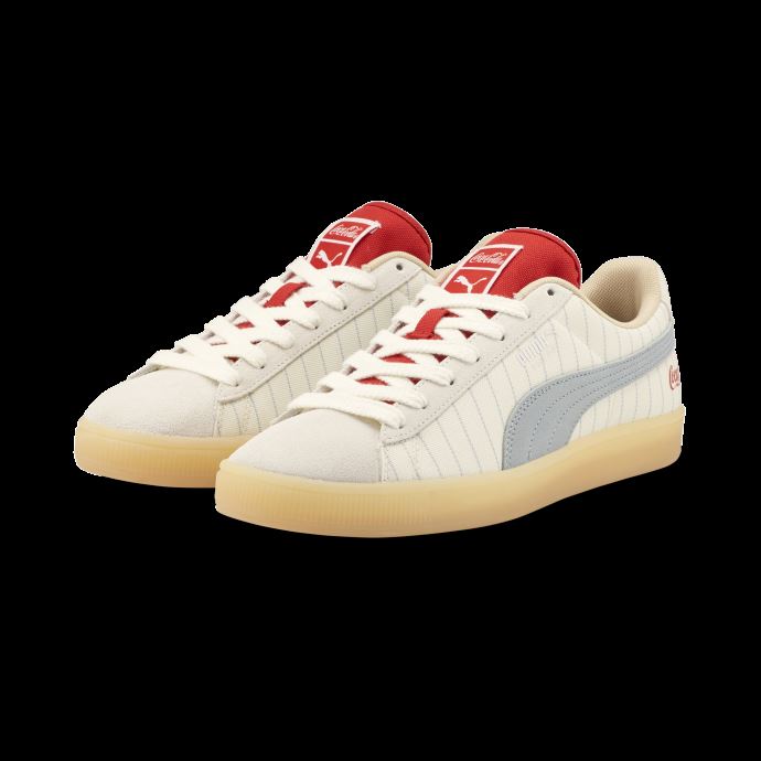 Baskets En Daim Puma Canada X Coca-cola Ivoire Glow-slate
