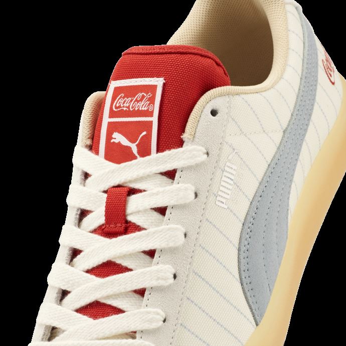 Baskets En Daim Puma Canada X Coca-cola Ivoire Glow-slate

