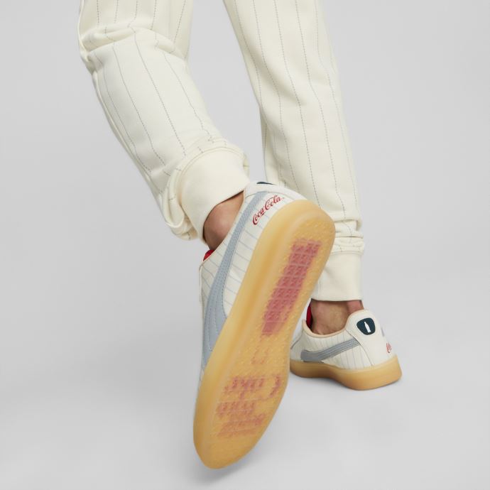 Puma Canada X Coca-cola Baskets En Daim Ivoire Glow-slate