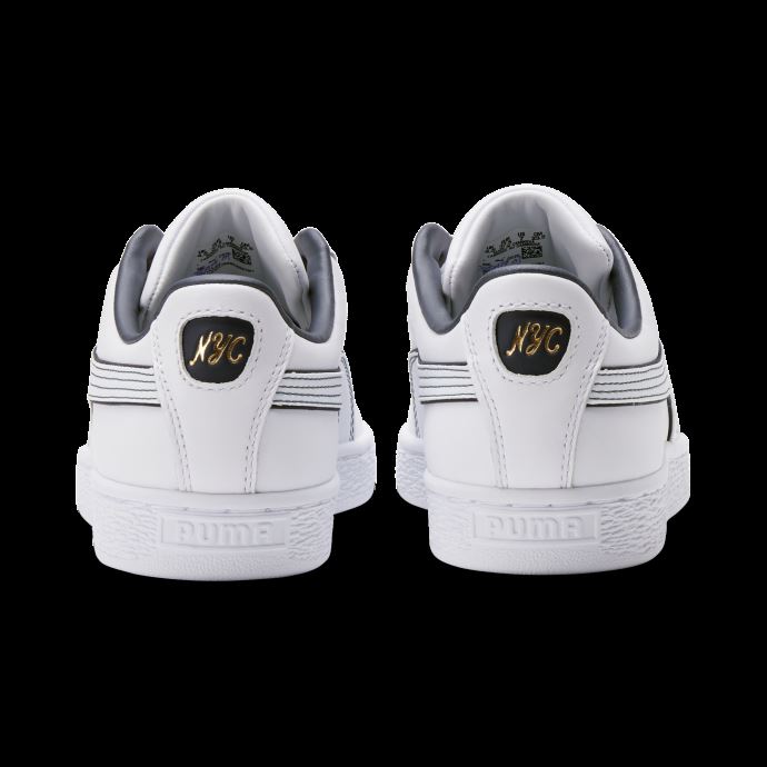 Basket Classic Xxi Flagship Baskets Femme Puma Canada Blanc-blanc-bleu Corail
