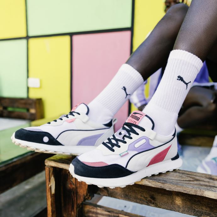 Baskets Rider Fv Fandom Puma Canada Blanc-noir
