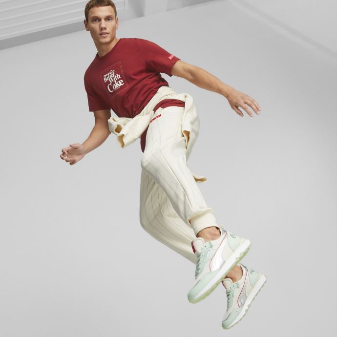 Baskets Puma Canada X Coca-cola Rider Fv En édition Limitée Vert Gossamer-argent
