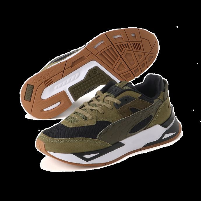 Baskets Puma Canada Mirage Sport Earth Tons Noir-olive Olive Brûlée