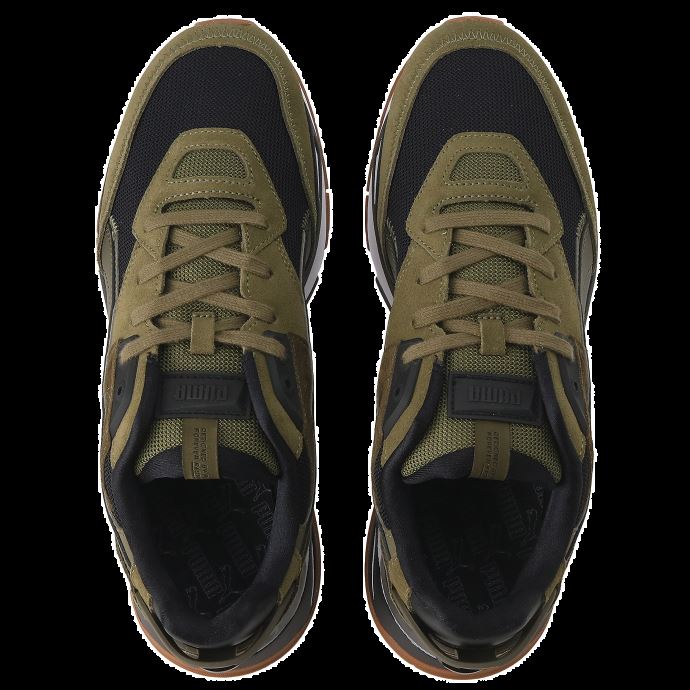 Baskets Puma Canada Mirage Sport Earth Tons Noir-olive Olive Brûlée
