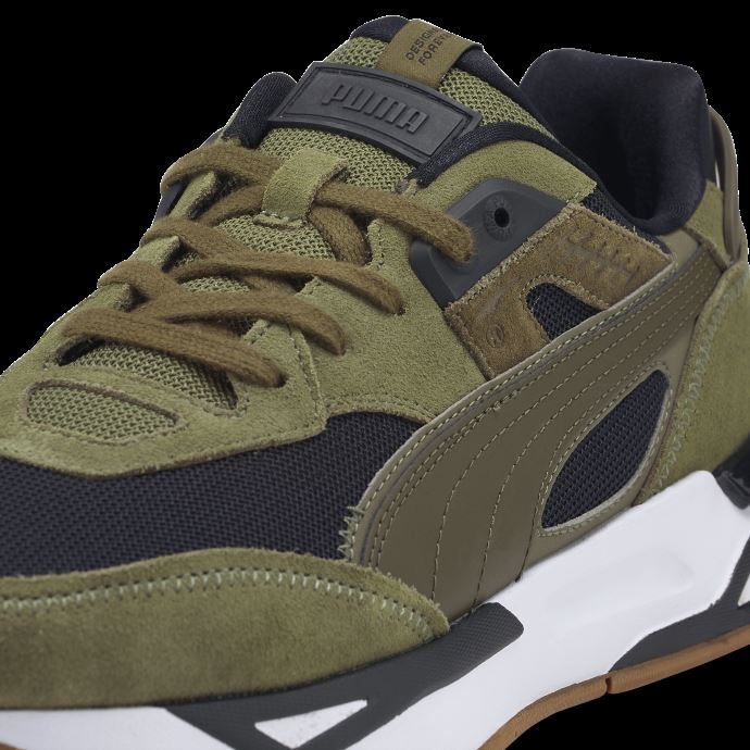 Baskets Puma Canada Mirage Sport Earth Tons Noir-olive Olive Brûlée

