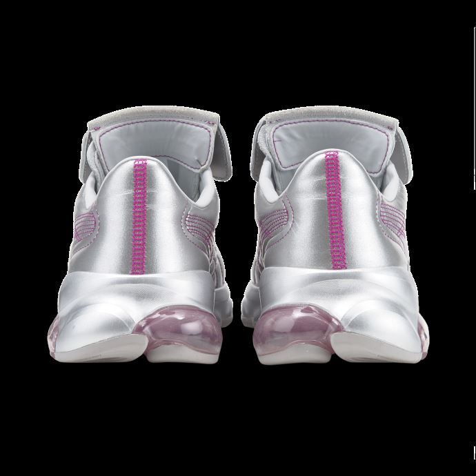 Puma Canada X Dua Lipa Cell Dome King Baskets Métalliques Pour Femmes Argent-byzance-rose Dame
