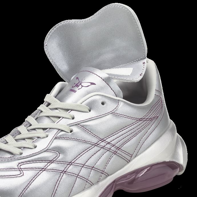 Puma Canada X Dua Lipa Cell Dome King Baskets Métalliques Pour Femmes Argent-byzance-rose Dame
