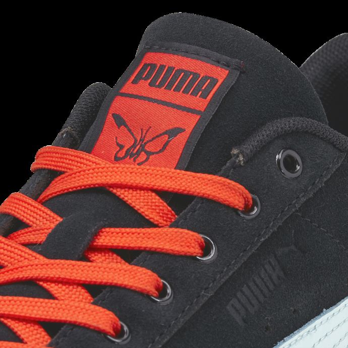 Baskets Puma Canada X Dua Lipa Mayze En Daim Pour Femmes Noir-bleu Lueur
