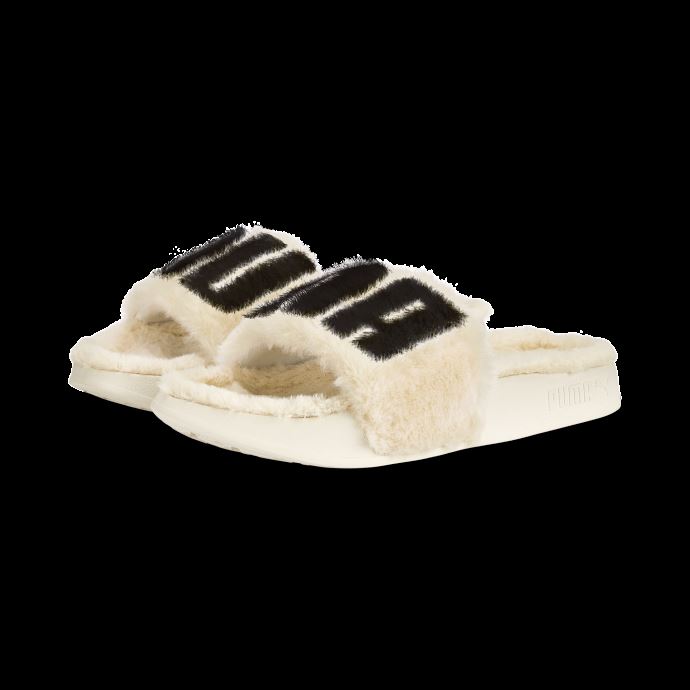 Claquettes Leadcat 2.0 Fuzz Pour Femme Lait De Poule-noir Puma Canada