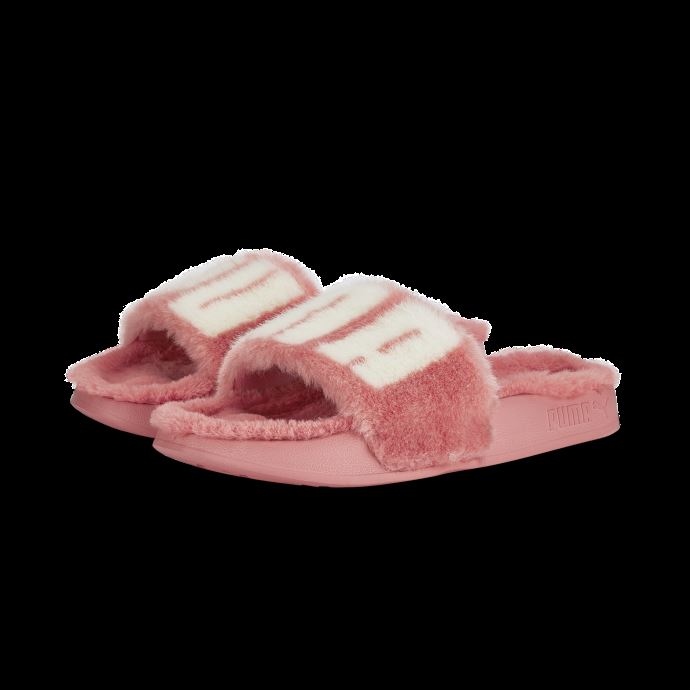 Puma Canada Leadcat 2.0 Fuzz Sandales Femme Carnation Rose-blanc